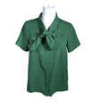 Unisex mint&berry - Short-sleeved blouse, size 36 - Green ()