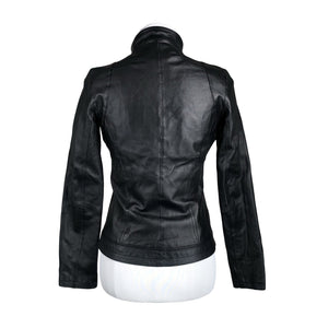 Unisex Incity - Leather jacket, size 36 - Black (2)