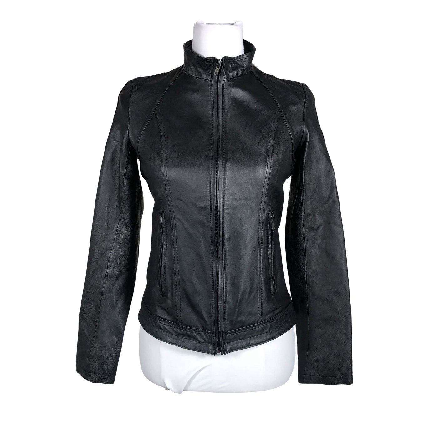 Unisex Incity - Leather jacket, size 36 - Black (1)