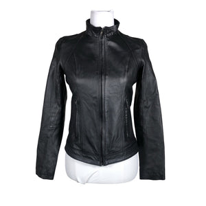 Unisex Incity - Leather jacket, size 36 - Black (1)
