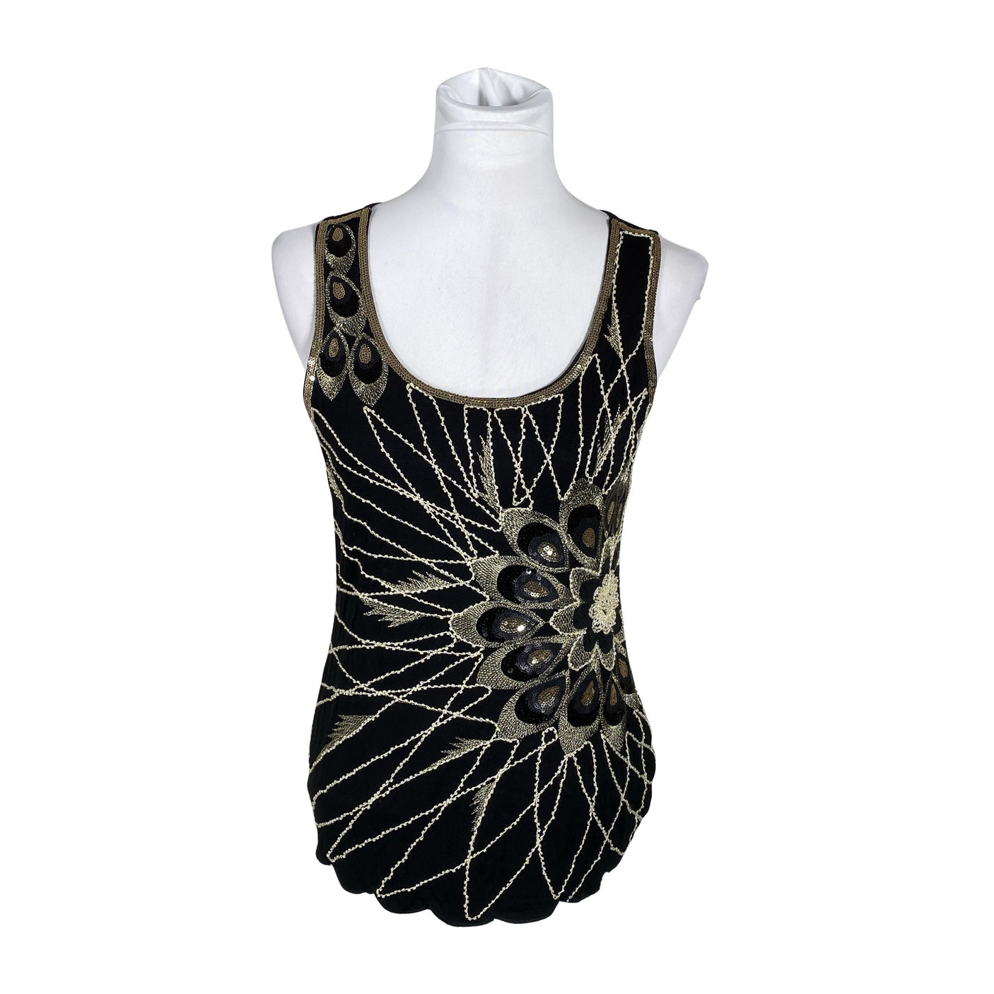 Unisex Maner - Top, size 36 - Black (1)