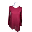 Unisex Your Face - Tricot tunic, size 34 - Wine red ()