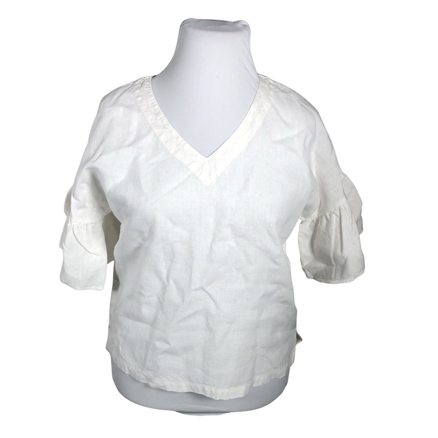 Unisex Nanso - Short-sleeved blouse, size 44 - White (1)