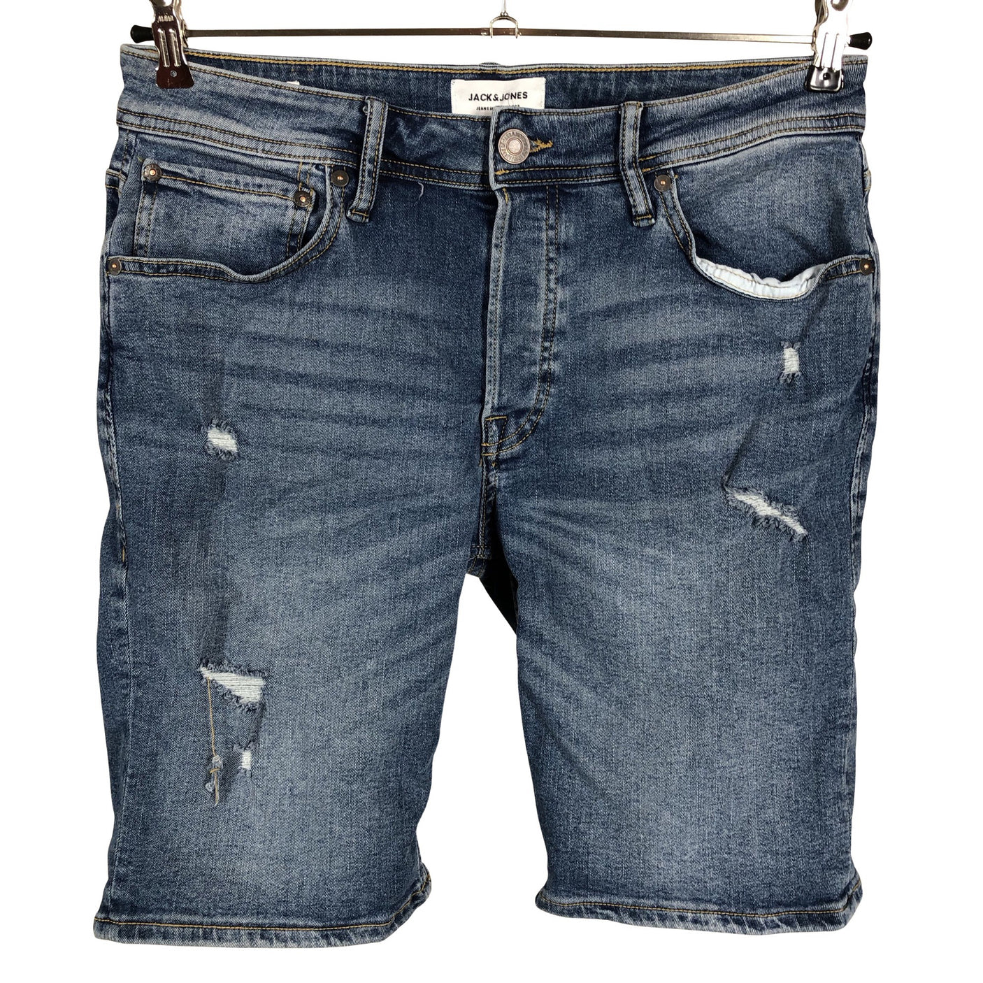 Unisex Jack & Jones - Denim shorts, size M - Blue (1)