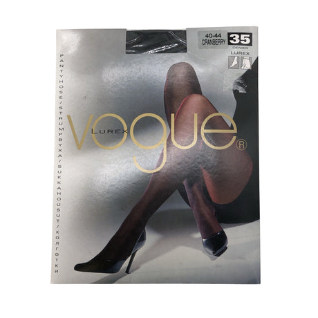 Unisex Vogue - Stockings, thin, size 40 - Wine red ()
