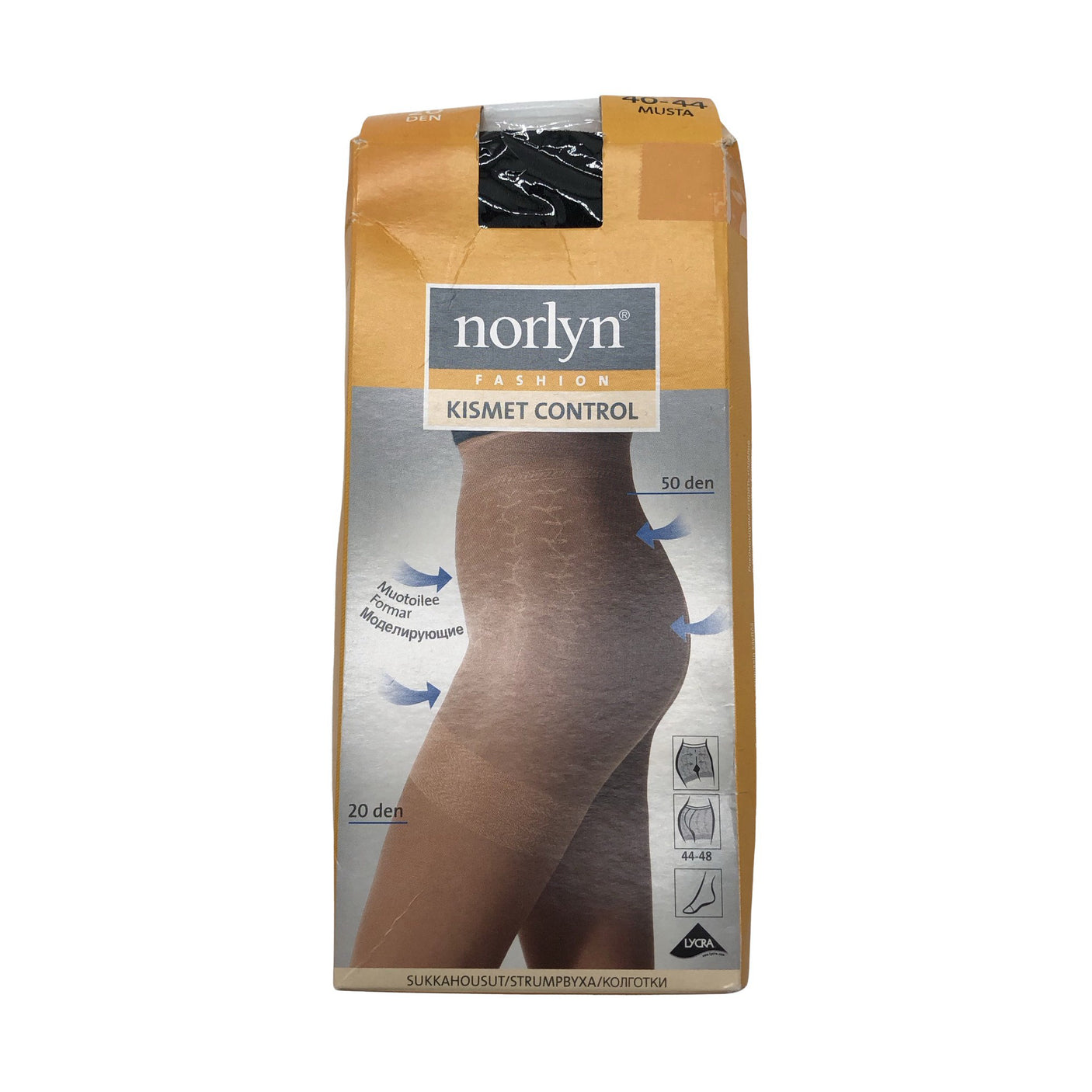 Unisex Norlyn - Stockings, thin, size 40 - Black (1)