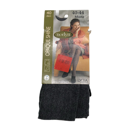 Unisex Norlyn - Stockings, thin, size 40 - Gray ()