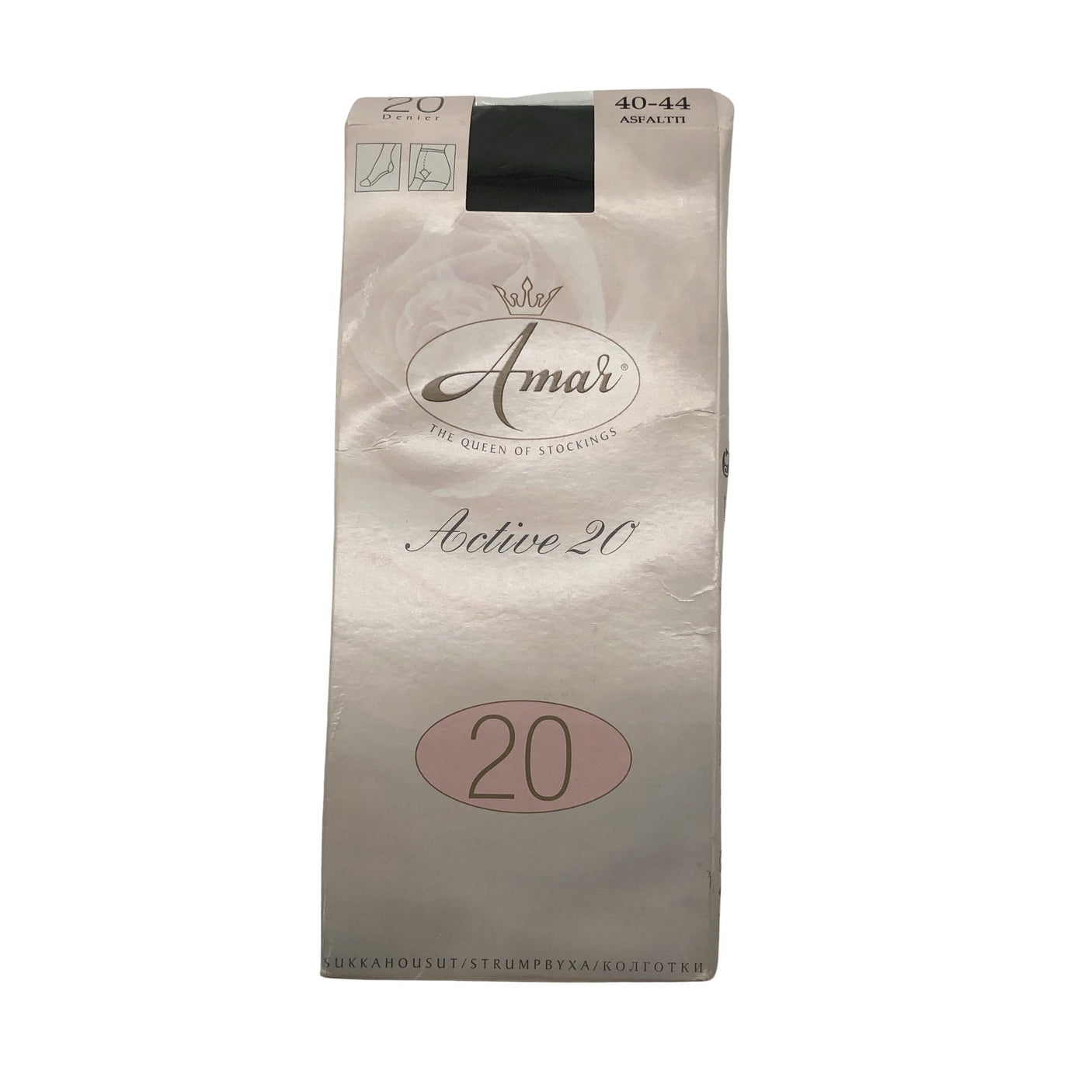 Unisex Amar - Stockings, thin, size 40 - Black (1)