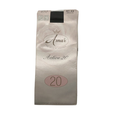 Unisex Amar - Stockings, thin, size 40 - Black ()