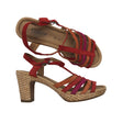Unisex Gabor - Heeled sandals, size 38 - Red ()