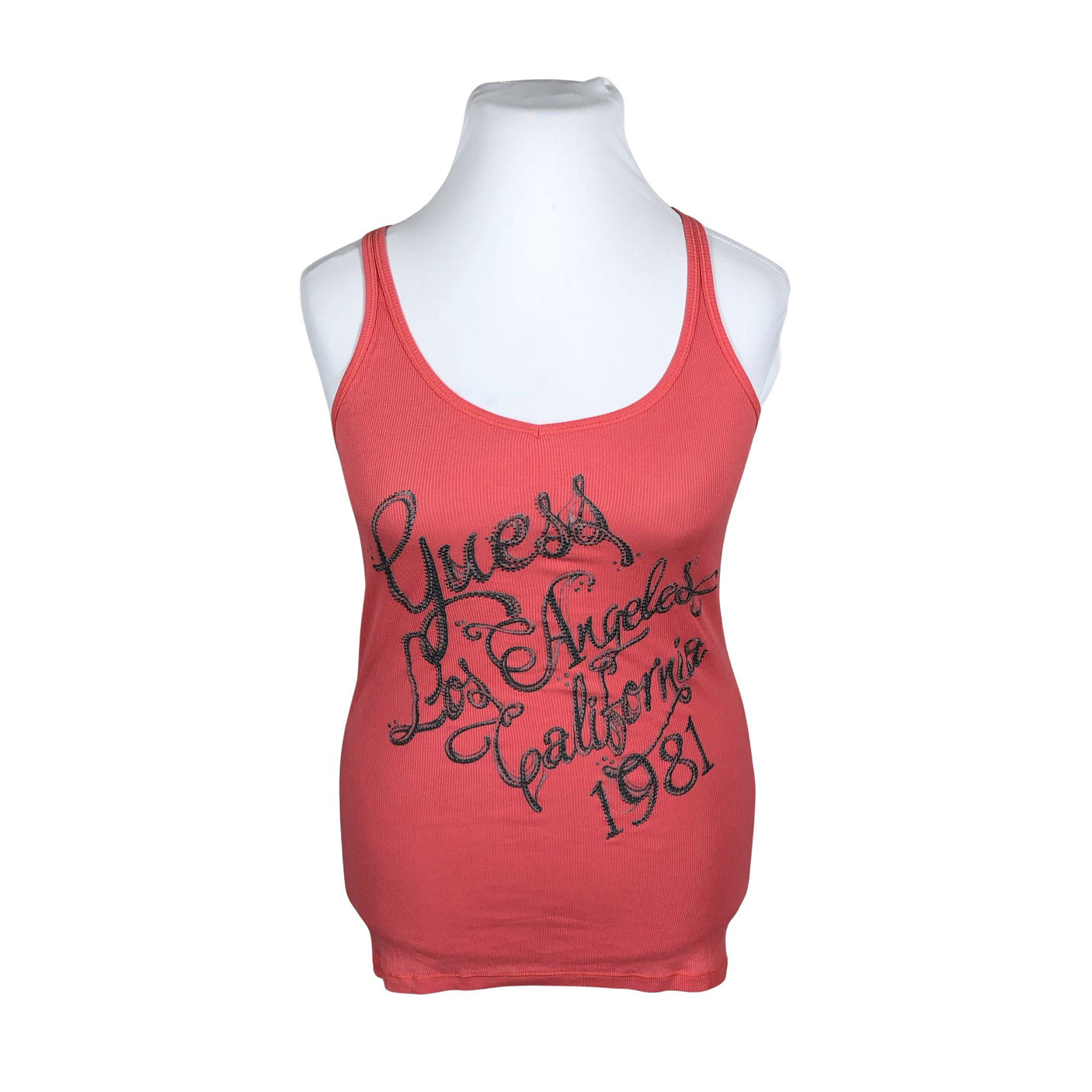 Unisex Guess - Tricot tank top, size 42 - Red (1)