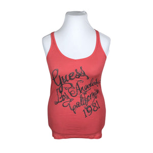 Unisex Guess - Tricot tank top, size 42 - Red (1)