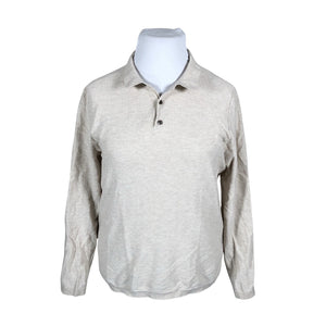 Unisex Massimo Dutti - Tricot shirt, size 42 - Beige (1)