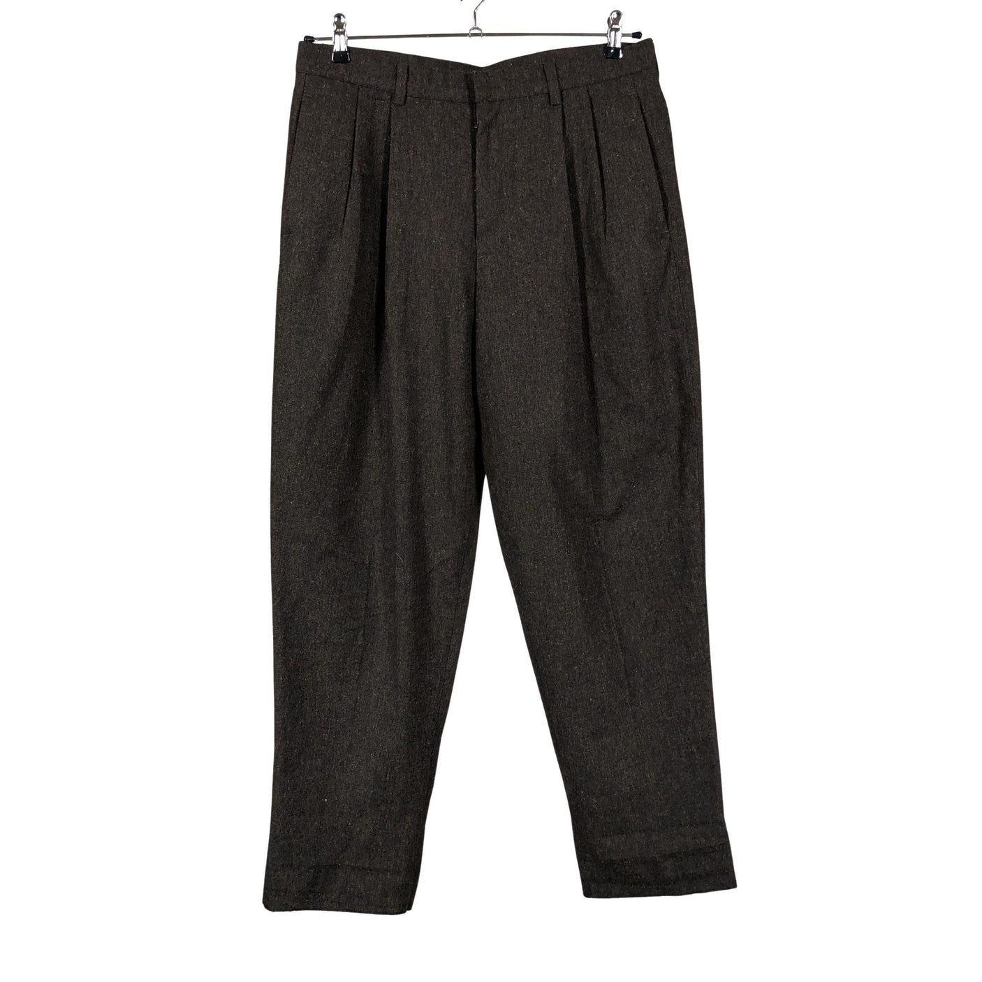 Unisex Olive - Slacks, size L - Brown (1)