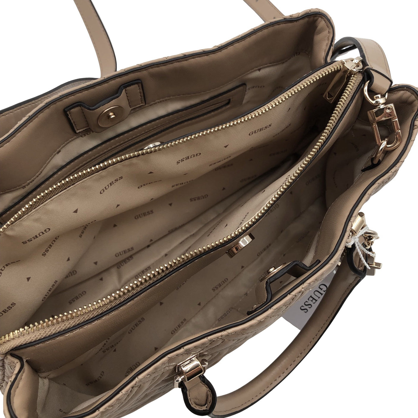 Unisex Guess - Handbag, size Midi - Beige (3)