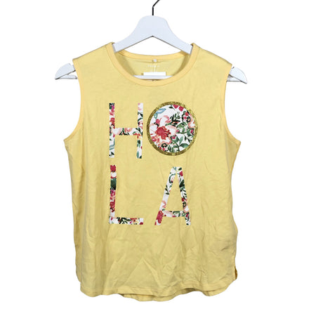 Unisex Name It - Tricot tank top, size 158 - 164 - Yellow ()