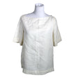 Unisex COS - Short-sleeved blouse, size 40 - Natural white ()