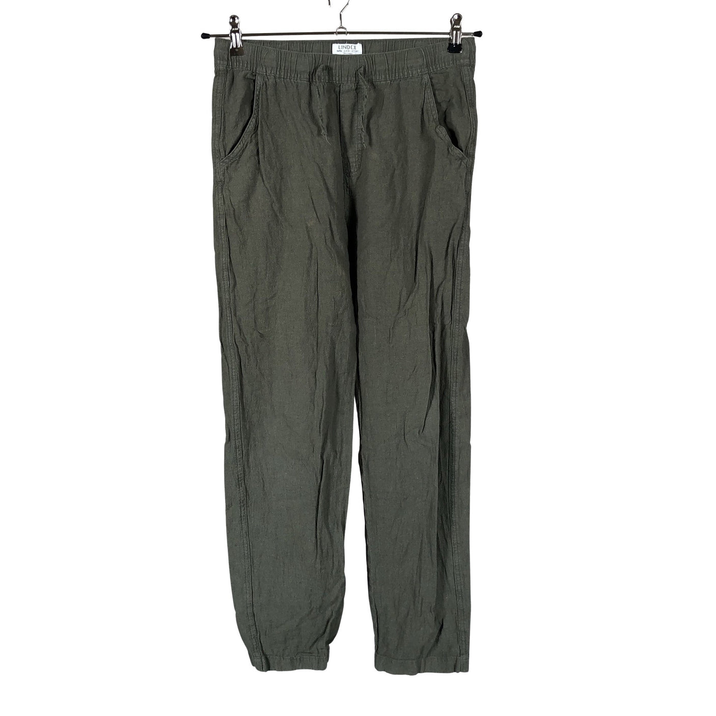 Unisex Lindex - Slacks, size 34 - Green (1)