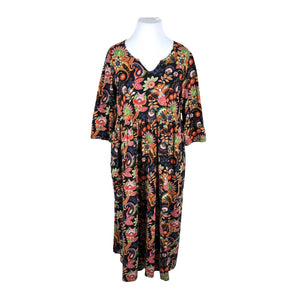 Unisex Ulla Popken - Tricot dress, size 42 - Black (1)