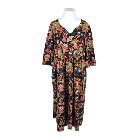 Unisex Ulla Popken - Tricot dress, size 42 - Black ()
