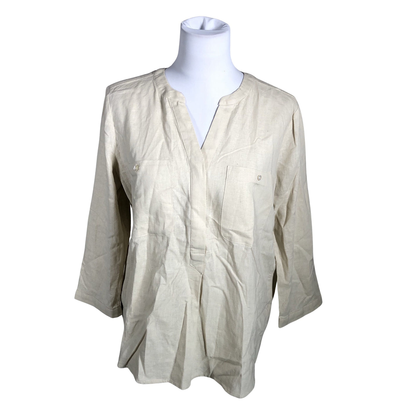 Unisex Tom Tailor - Blouse, size 36 - Beige (1)