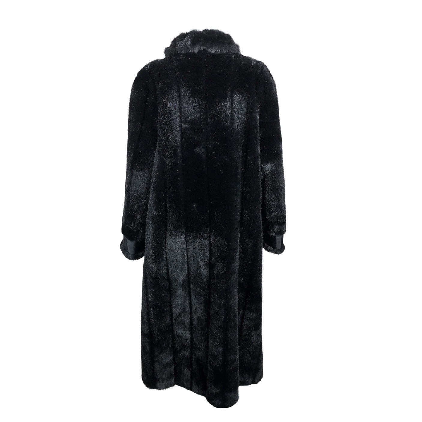 Unisex M.I.C - Faux fur coat, size 38 - Black (2)