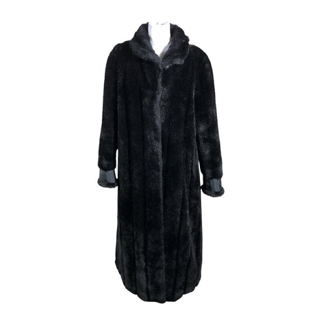 Unisex M.I.C - Faux fur coat, size 38 - Black ()