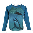 Unisex Molo Kids - Swim shirt, size 104 - 110 - Blue ()