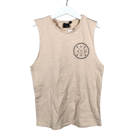 Unisex KiddoW - Tricot tank top, size 140 - 146 - Beige ()