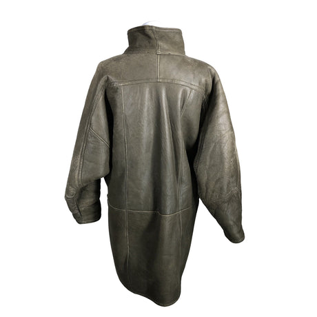 Unisex Hollies - Leather jacket, size 36 - Green (2)