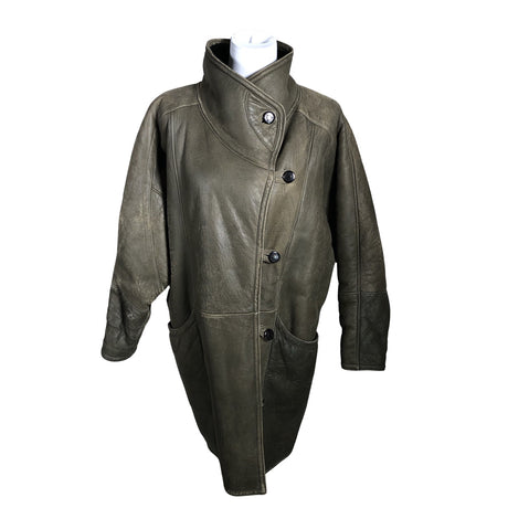 Unisex Hollies - Leather jacket, size 36 - Green ()