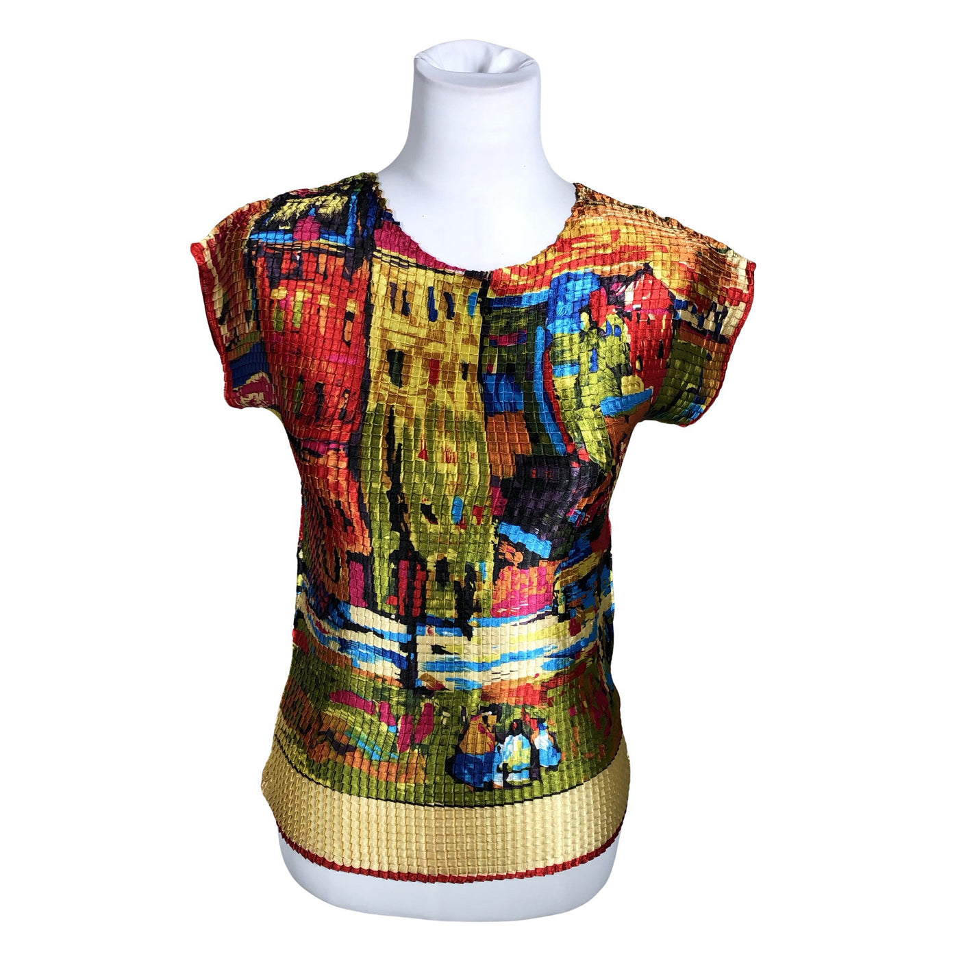 Unisex Kriss - Short-sleeved blouse, size 36 - Red (1)