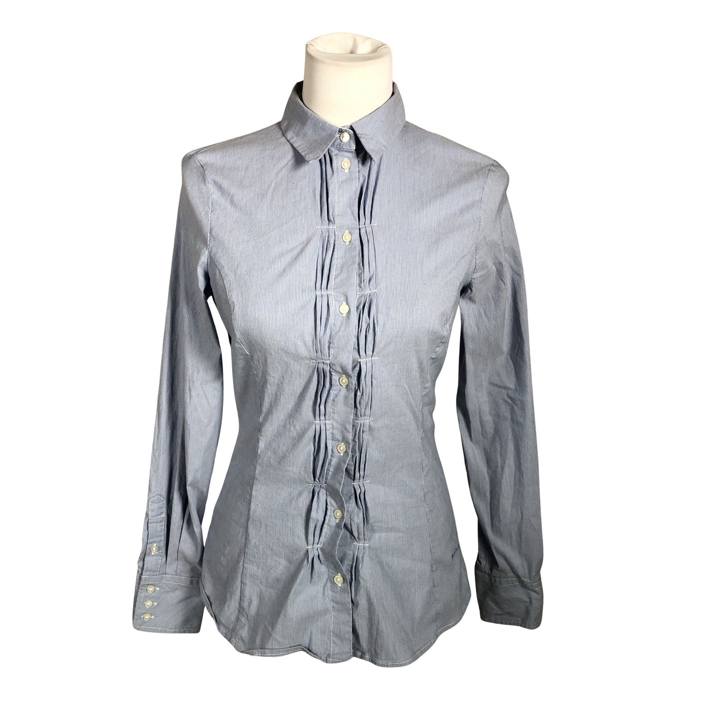 Unisex More&More - Collared shirt, size 36 - Blue (1)