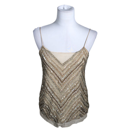 Unisex Massimo Dutti - Party top, size 36 - Beige ()