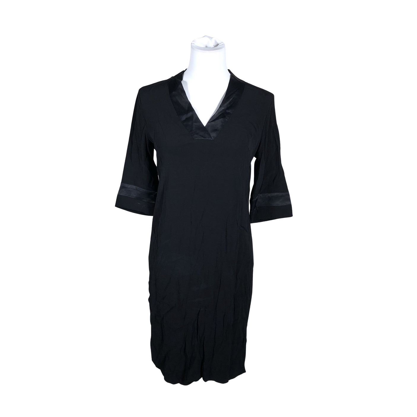 Unisex Sand - Schiffon dress, size 34 - Black (1)