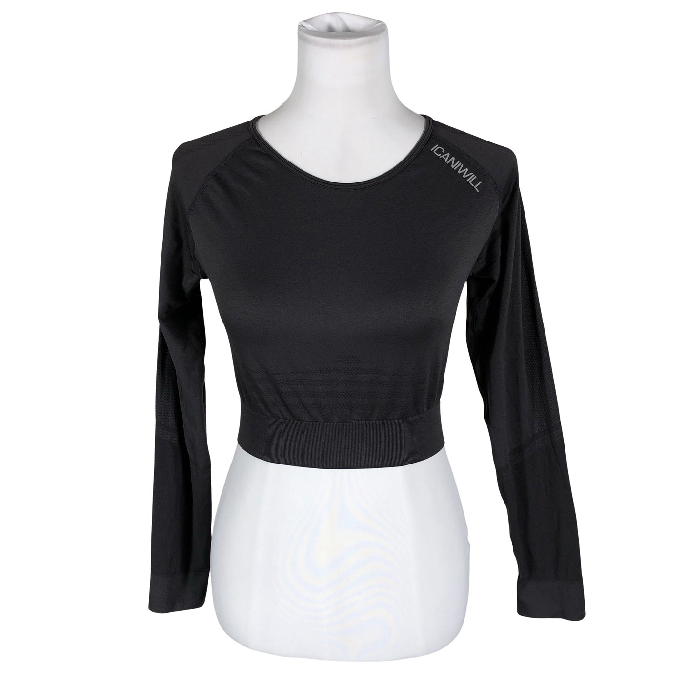 Unisex ICIW – Icaniwill - Sports shirt, long sleeve, size 38 - Gray (1)