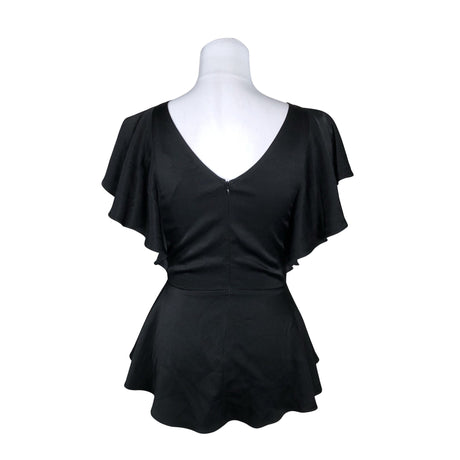 Unisex Mia & Leela - Short-sleeved blouse, size 36 - Black (2)
