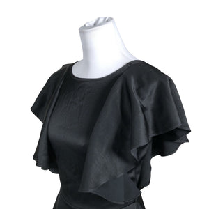 Unisex Mia & Leela - Short-sleeved blouse, size 36 - Black (3)