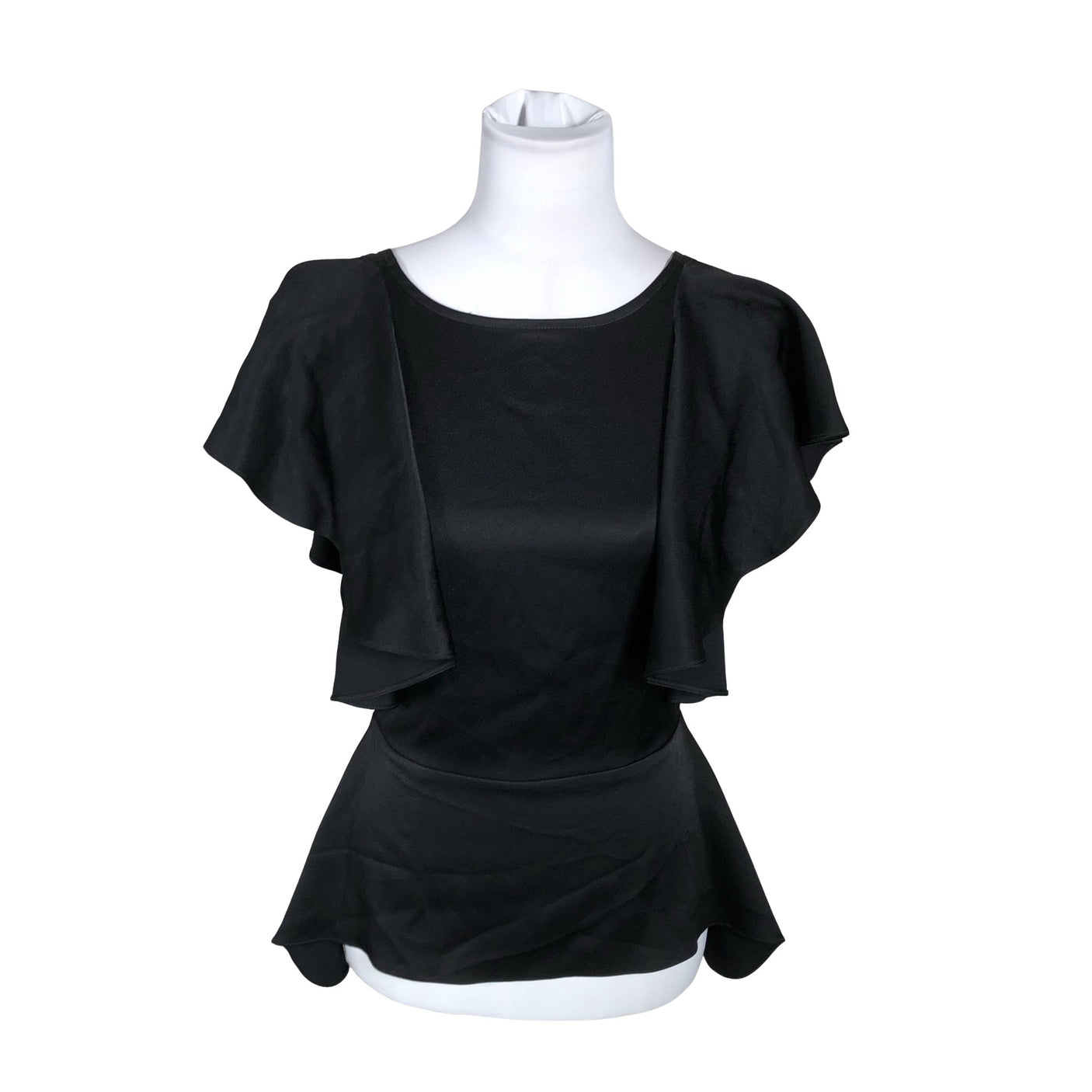 Unisex Mia & Leela - Short-sleeved blouse, size 36 - Black (1)