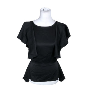 Unisex Mia & Leela - Short-sleeved blouse, size 36 - Black (1)