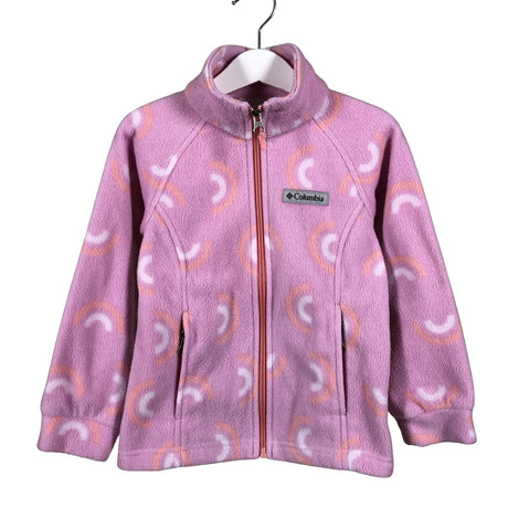 Unisex Columbia - Fleece jacket, size 122 - 128 - Light pink ()