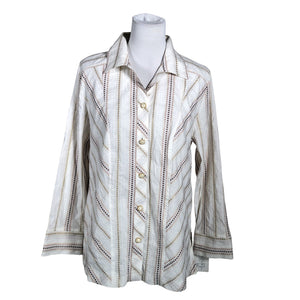 Unisex Carolin - Collared shirt, size 38 - Natural white (1)