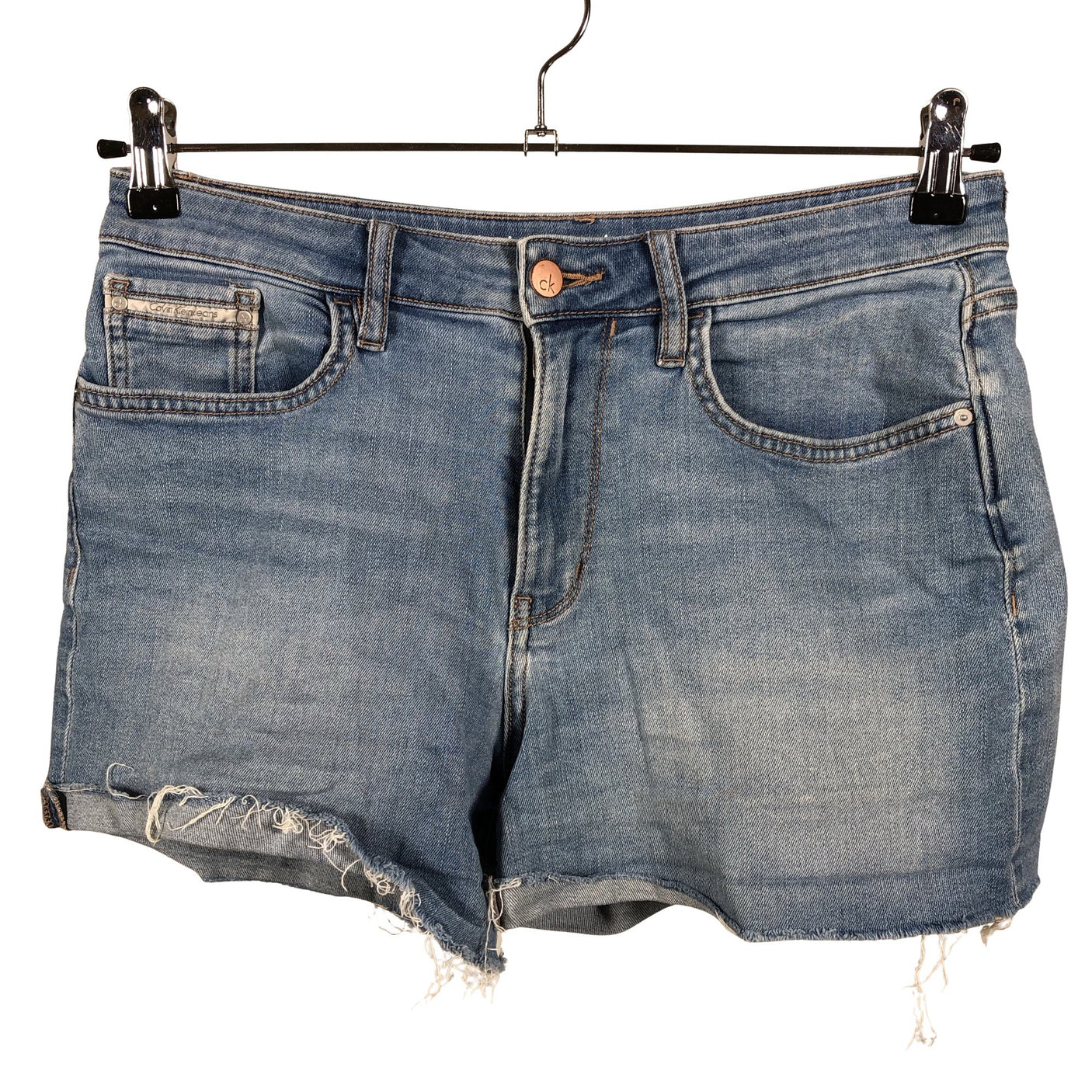 Unisex Calvin Klein Jeans - Denim shorts, size W28 - Light blue (1)