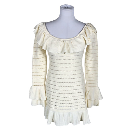 Unisex Another Girl - Knit dress, size 34 - Natural white ()