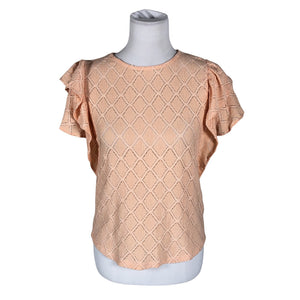Unisex Holly & Whyte by Lindex - Short-sleeved blouse, size 38 - Light pink (1)