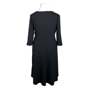 Unisex Lost Ink - Tricot dress, size 44 - Black (2)