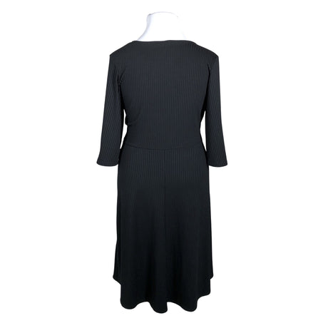 Unisex Lost Ink - Tricot dress, size 44 - Black (2)