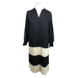 Unisex Culture - Schiffon dress, size 44 - Black ()