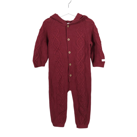 Unisex Newbie - Overalls, size 80 - 86 - Wine red ()