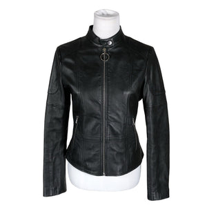 Unisex Hugo Boss - Leather jacket, size 38 - Black (1)